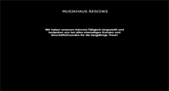 Desktop Screenshot of musikhaus-reschke.de